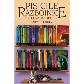 Pachet cărțile 1-36. Pisicile Războinice – Primele 6 serii