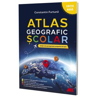 Atlas geografic școlar (ediţie nouă – 2024)