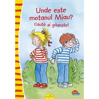 PIXI CREATIV. Unde este motanul Miau? Caută și găsește!