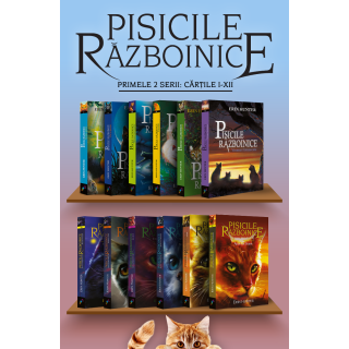 Pachet cărțile 1-12. Pisicile Războinice