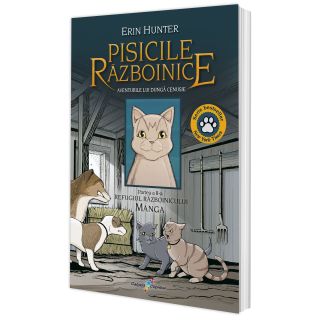 Vol. 2 Manga Pisicile Războinice. Aventurile lui Dungă Cenușie – Refugiul Războinicului