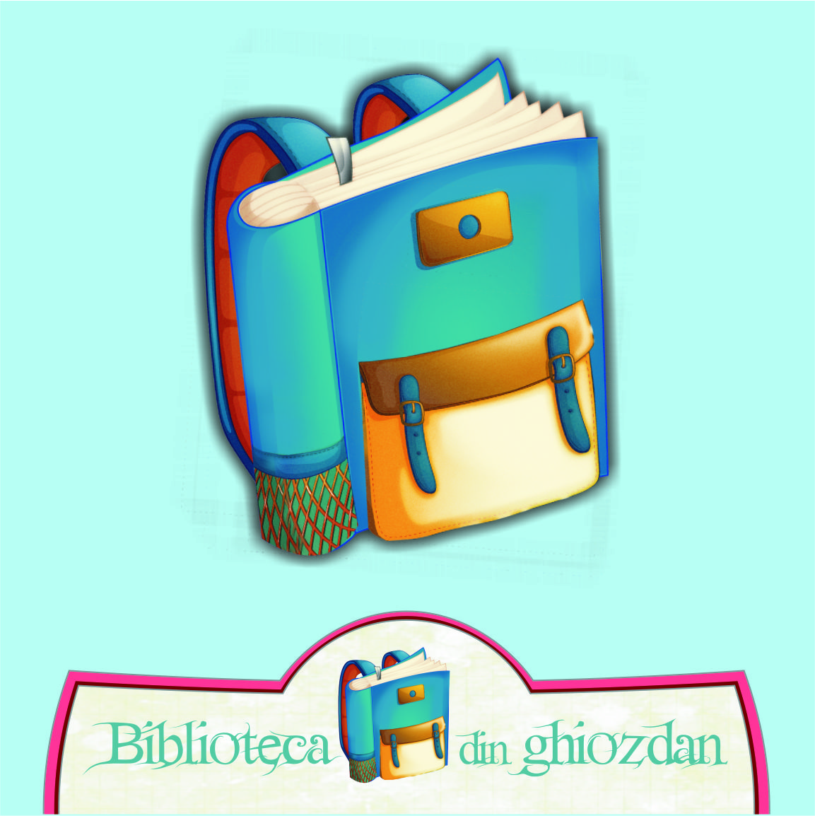 Biblioteca din ghiozdan